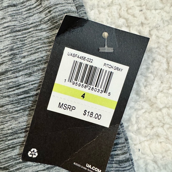 Under Armour Gray and Orange Shirt - Picture 3 of 3